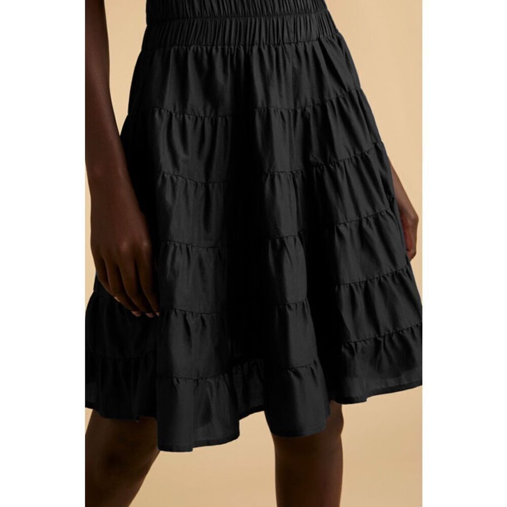NWOT MERLETTE Texel Skirt, Black, Med $268 C16